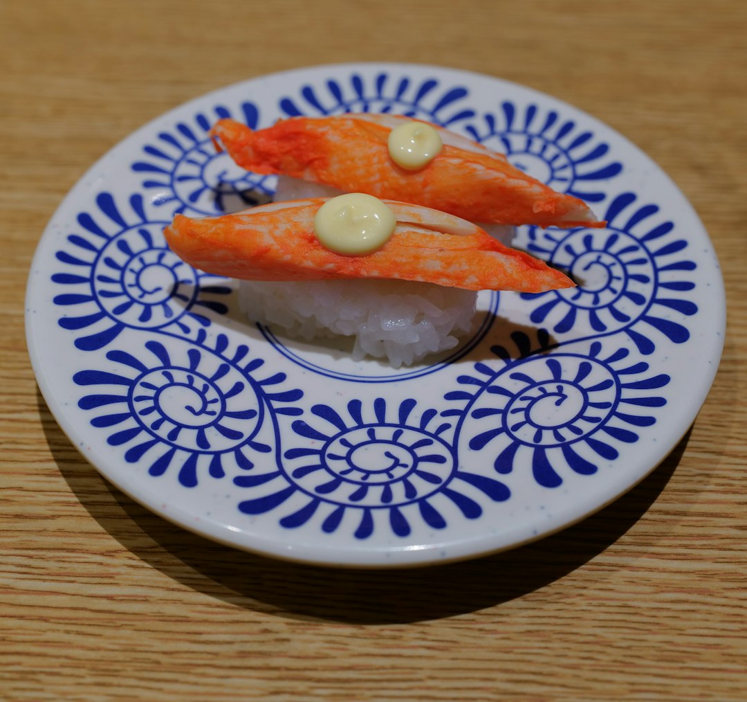 Crab Stick Sushi Photo by Declan Sun on Unsplash